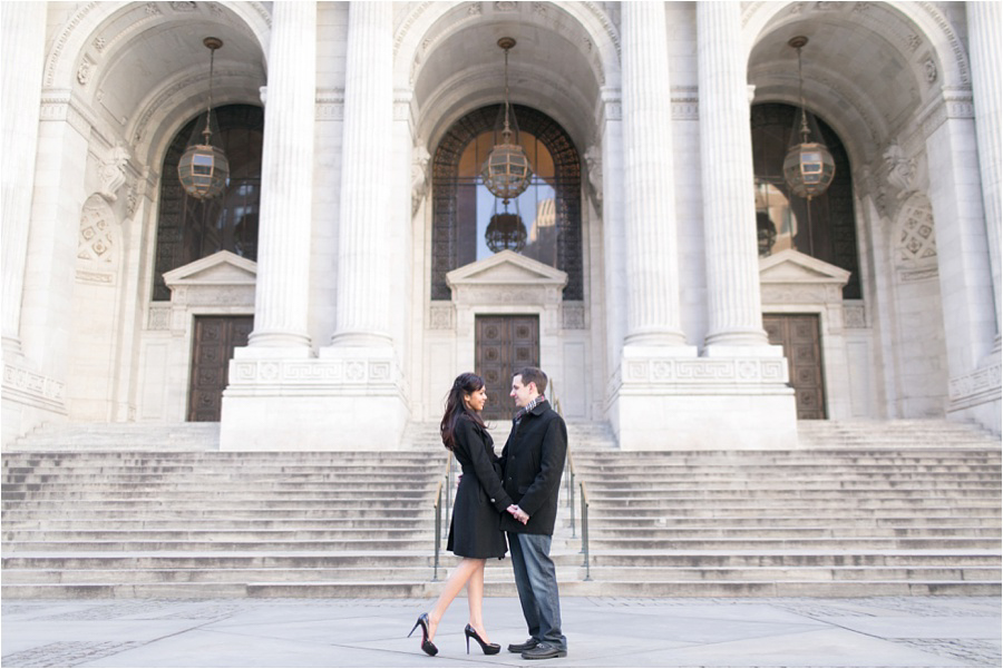 New York Public Library Engagement Photos - Amy Rizzuto Photography-1
