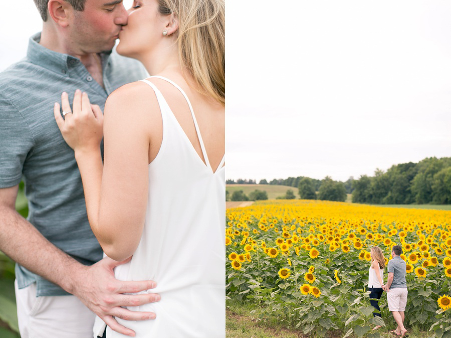 Sunflower Field Engagement Photos - Amy Rizzuto Photography-38