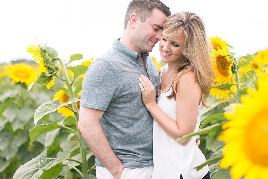 Sunflower Field Engagement Photos - Amy Rizzuto Photography-40