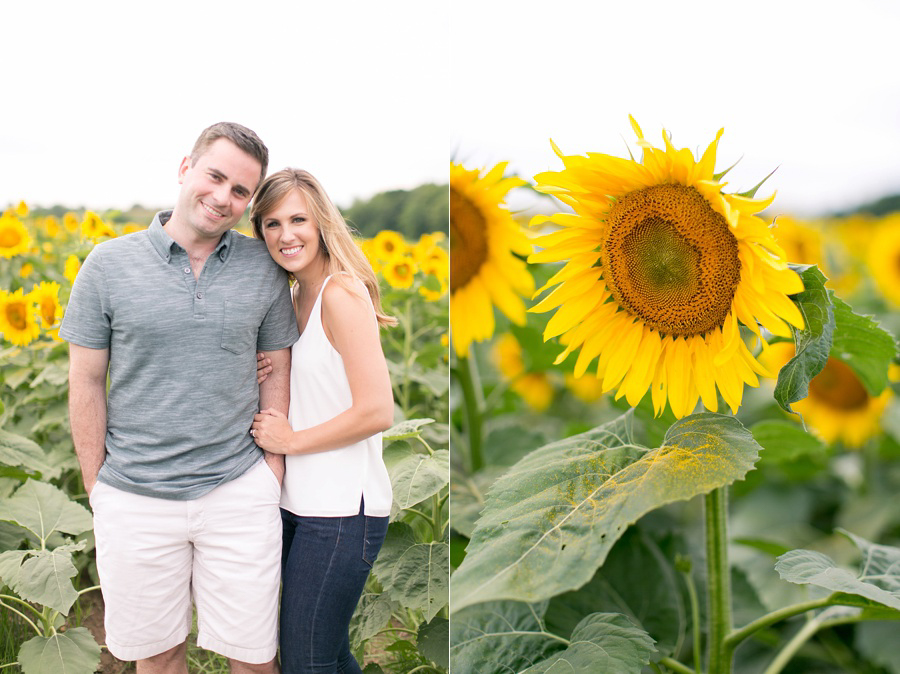 Sunflower Field Engagement Photos - Amy Rizzuto Photography-41