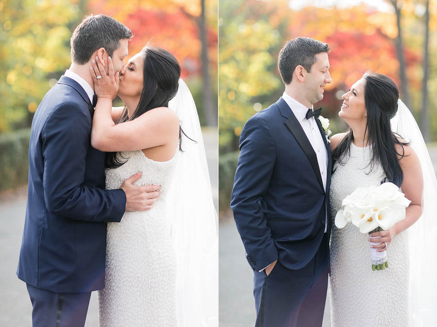 Fall wedding in NJ pictured by NJ wedding photographer Amy Rizzuto of Amy Rizzuto Photography
