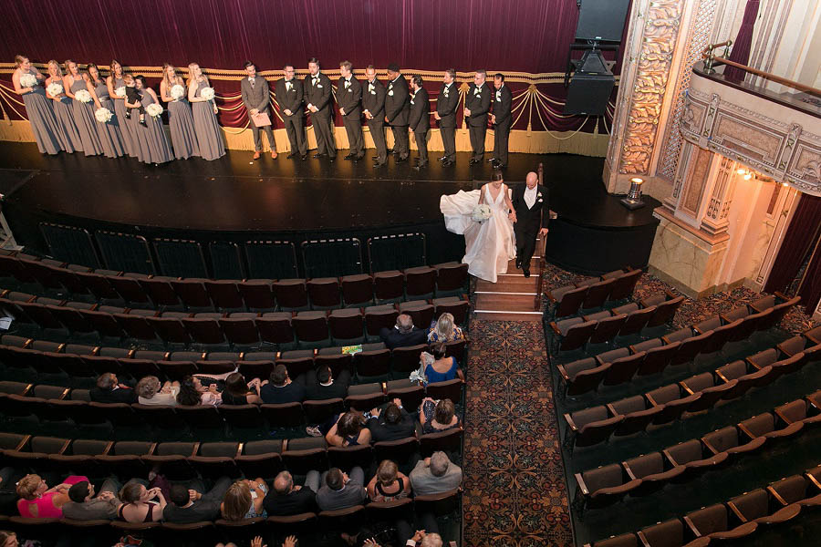 Hippodrome Theatre wedding photographed by NYC wedding photographer Amy Rizzuto Photography