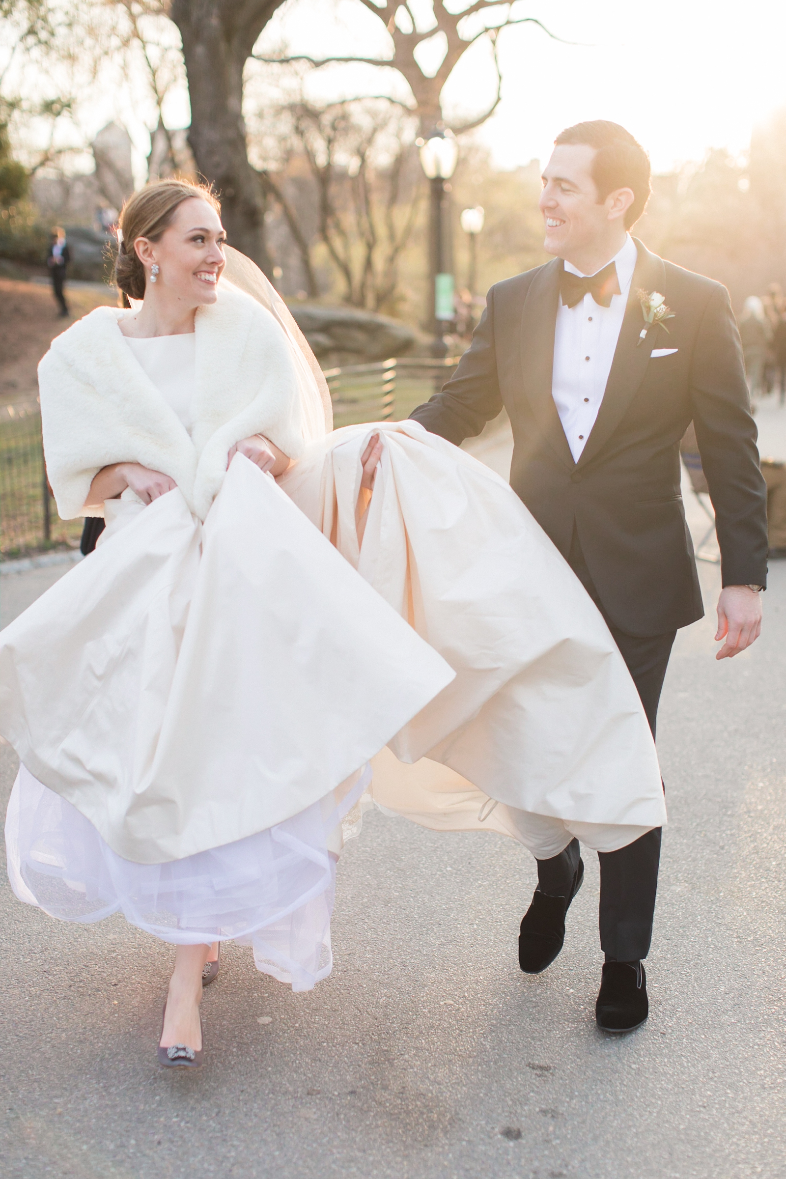 Central Park wedding day photo