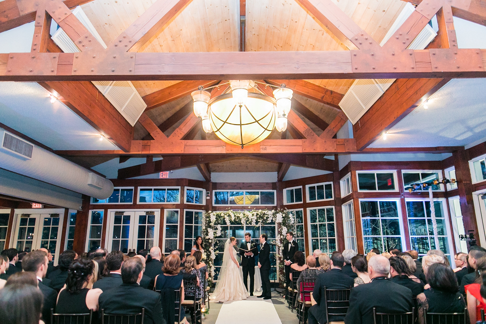 Loeb Boathouse wedding ceremony