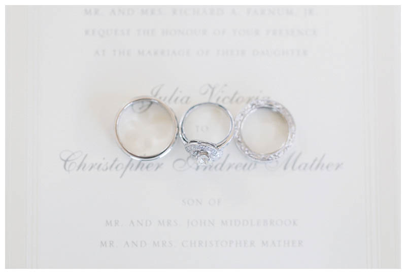 wedding ring photos overlay on wedding invitation