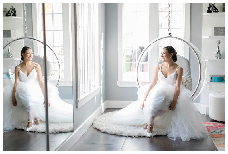 Bride getting ready photo at The Ryland Inn wedding captured by top NJ wedding photographer Amy Rizzuto Photography