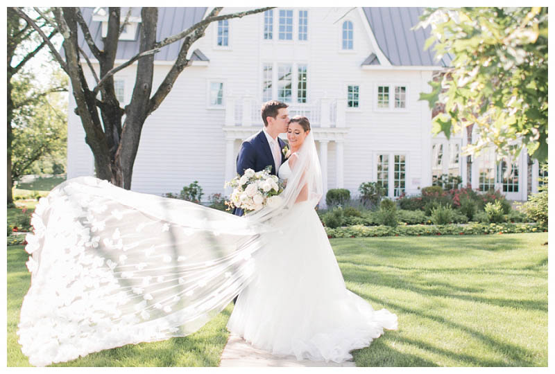 First look wedding photo at The Ryland Inn wedding captured by top NJ wedding photographer Amy Rizzuto Photography