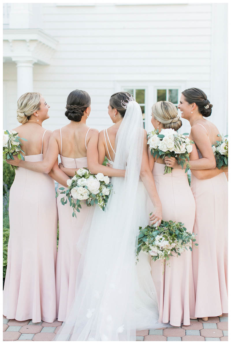 Best bridesmaid photo idea at The Ryland Inn wedding captured by best NJ wedding photographer Amy Rizzuto Photography