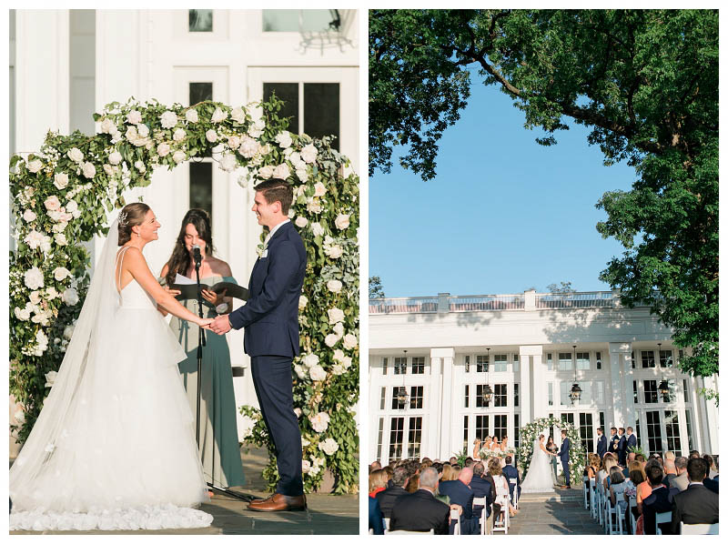 Best New Jersey wedding photographer captures wedding ceremony at The Ryland Inn, photo by Amy Rizzuto Photography
