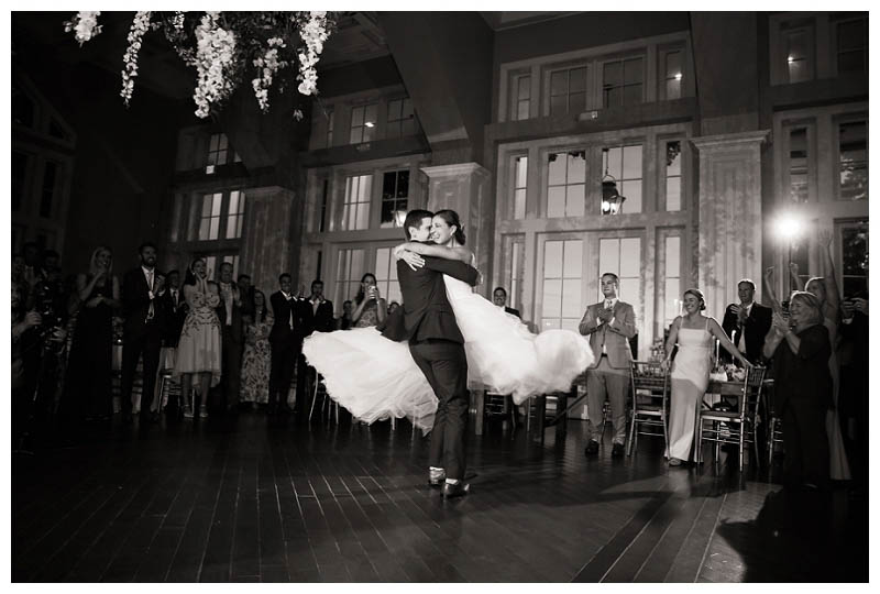 Choreographed first dance at The Ryland Inn wedding captured by best NJ wedding photographer Amy Rizzuto Photography