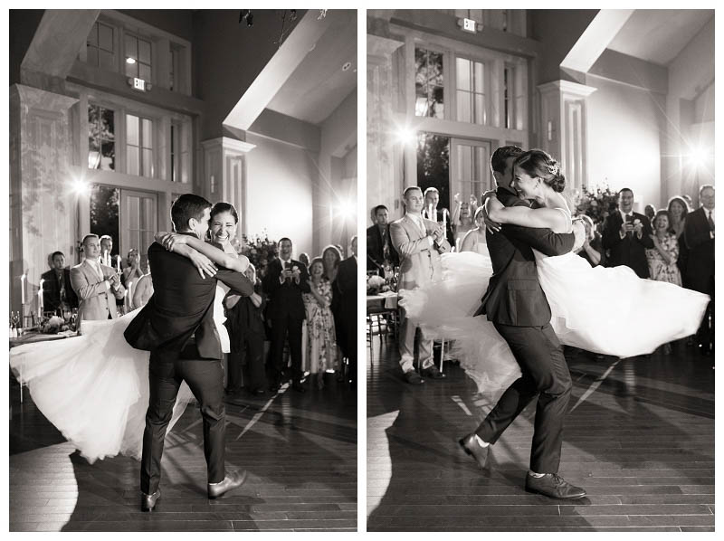Best first dance photos at The Ryland Inn wedding captured by top NJ wedding photographer Amy Rizzuto Photography