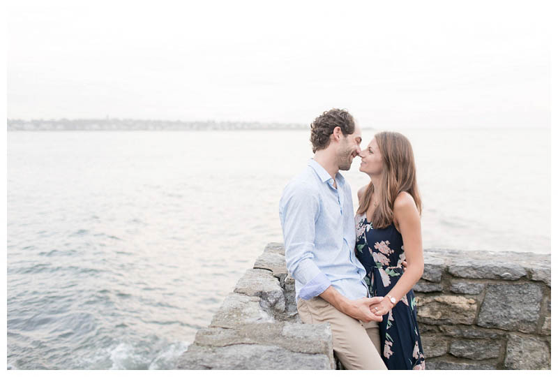 Engagement in Newport Rhode Island captured by best NJ wedding photographer Amy Rizzuto Photography