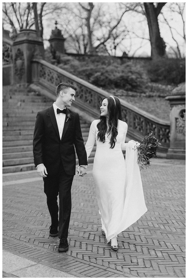 Winter Central Park Boathouse wedding in NYC