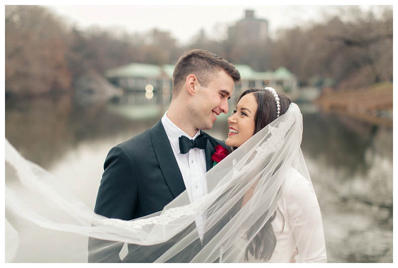 Winter Central Park Boathouse wedding in NYC