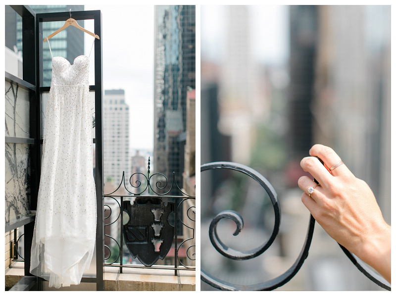 BHLDN wedding dress in NYC