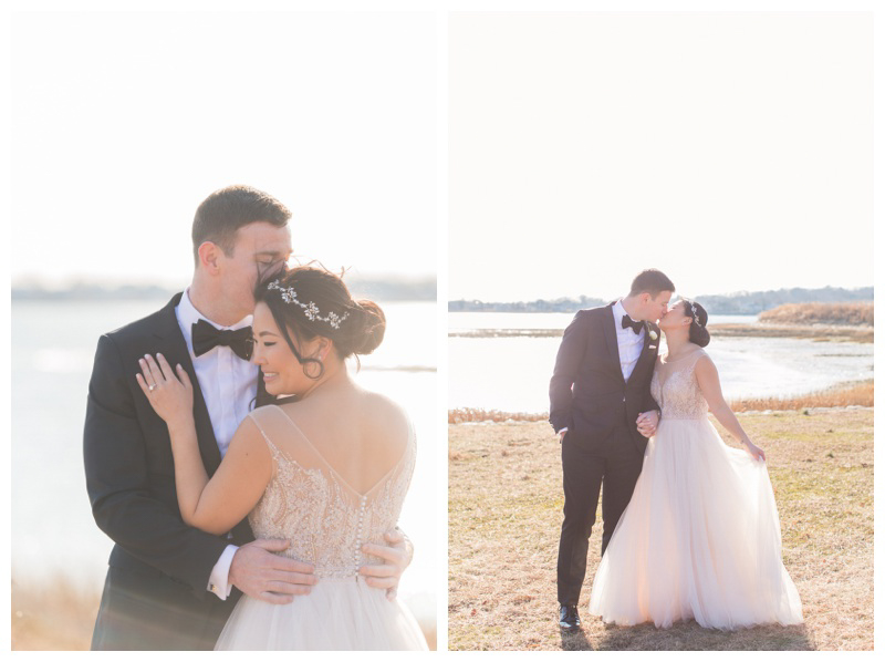 first look photo ideas at The Inn at Longshore wedding