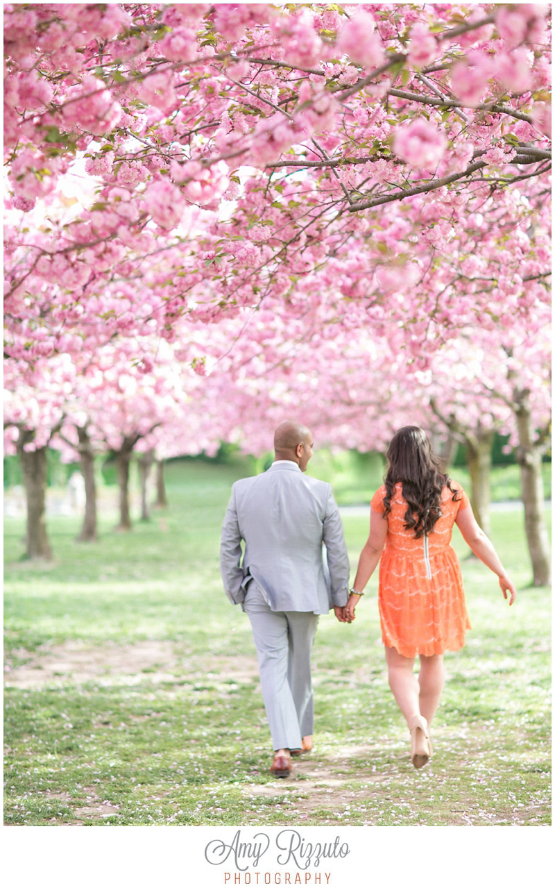 BROOKLYN BOTANIC GARDEN ENGAGEMENT MELISSA + JOHN Amy Rizzuto